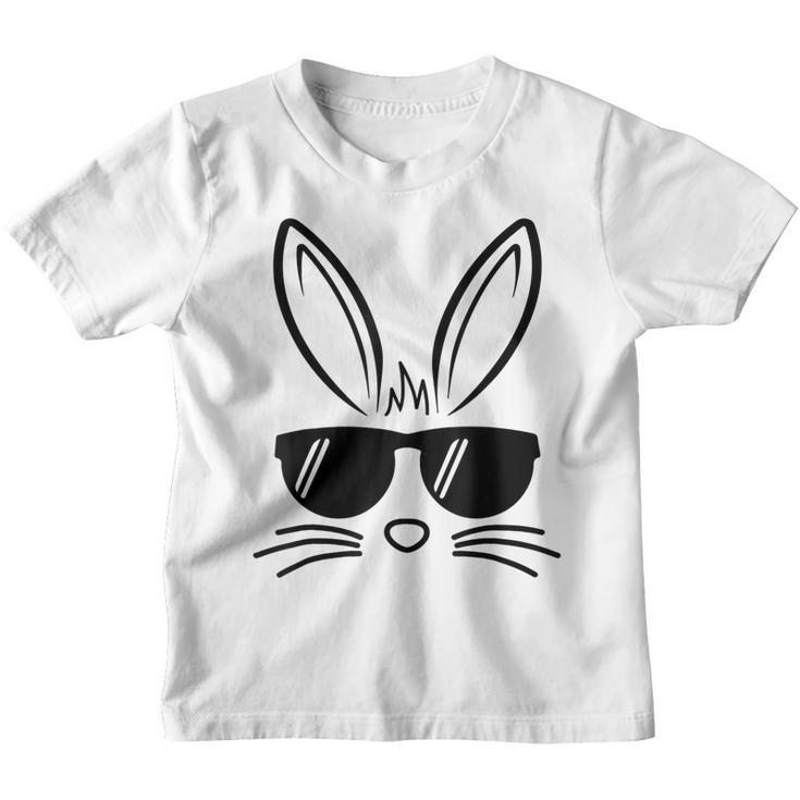 Bunny Face Easter Day Sunglasses For Boys Girls Kids  Youth T-shirt