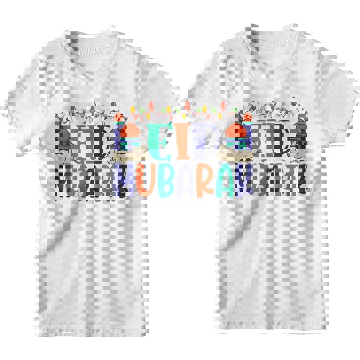 Eid Al Fitr  Eid Mobarak For Kids Youth Toddler  Youth T-shirt