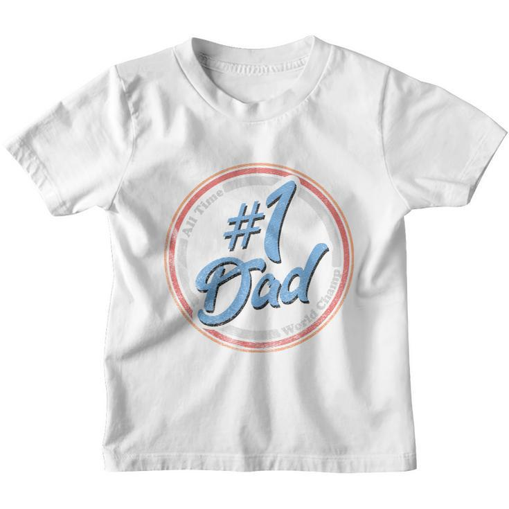 Fathers Day Gift Fathers Day Number 1 Dad Youth T-shirt