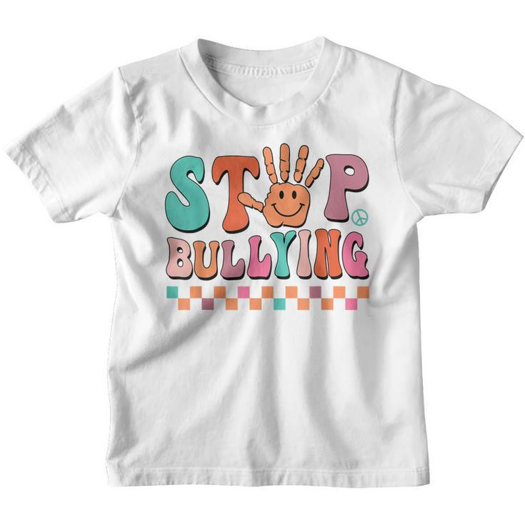 Groovy Unity Day Orange  Kid Stop Bullying Be Kind Hippie  Youth T-shirt