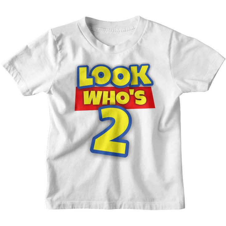 Kids 2 Year Old Birthday Party Toy Theme Boys Girls Look Whos 2  Youth T-shirt