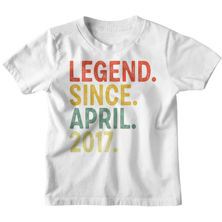 Kids 6 Year Old Legend Since April 2017 6Th Birthday  Youth T-shirt