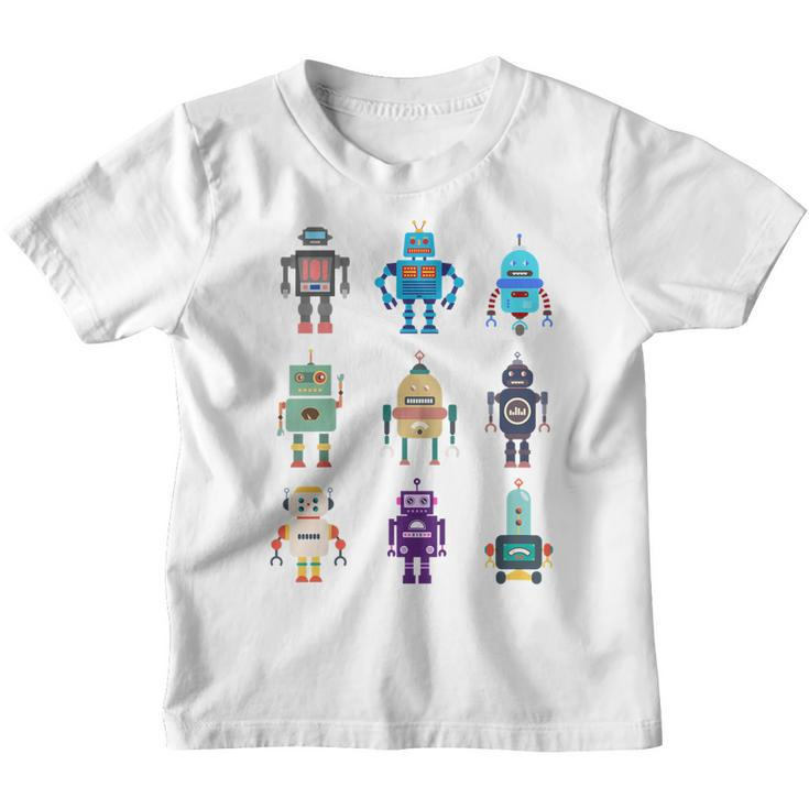Kids I Love Robot Gift All Ages Robotic Kids Girls Boys Robot  Youth T-shirt