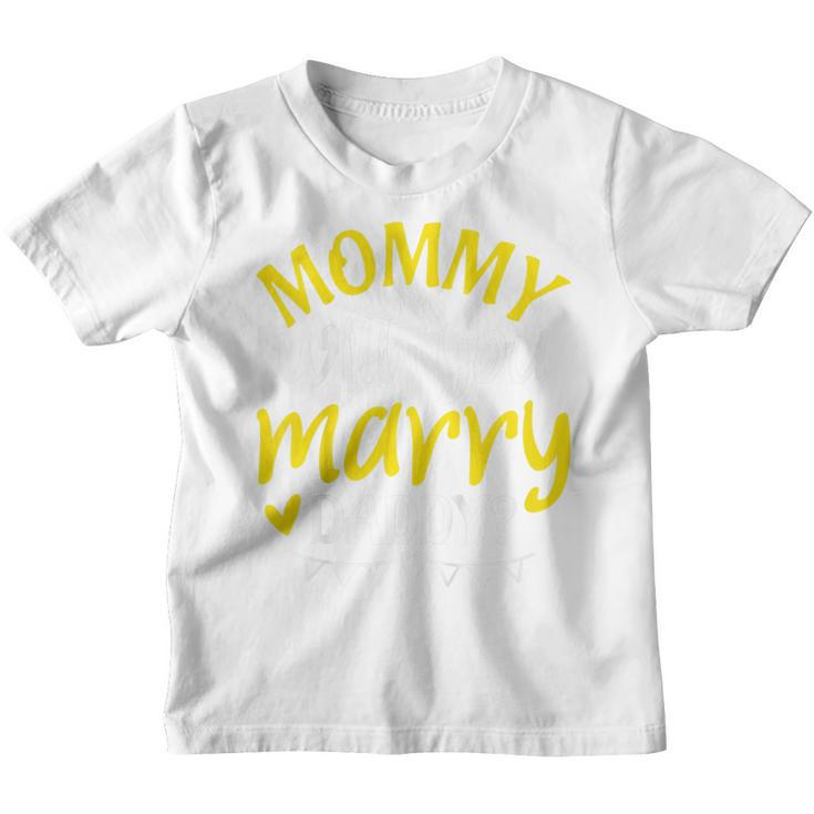 Kids Marriage Proposal Mommy Will You Marry Daddy  Youth T-shirt
