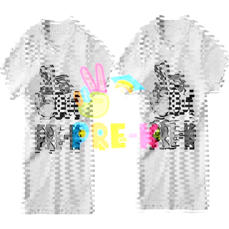 Peace Out Pre-K Graduation Happy Last Day Of School Kids Youth T-shirt