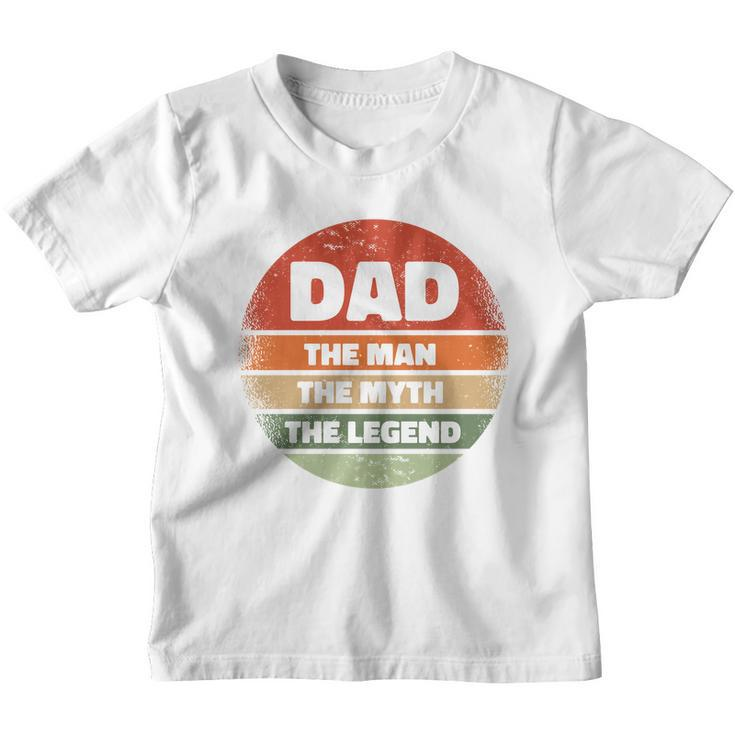 The Man The Myth The Legend Dad Retro Youth T-shirt