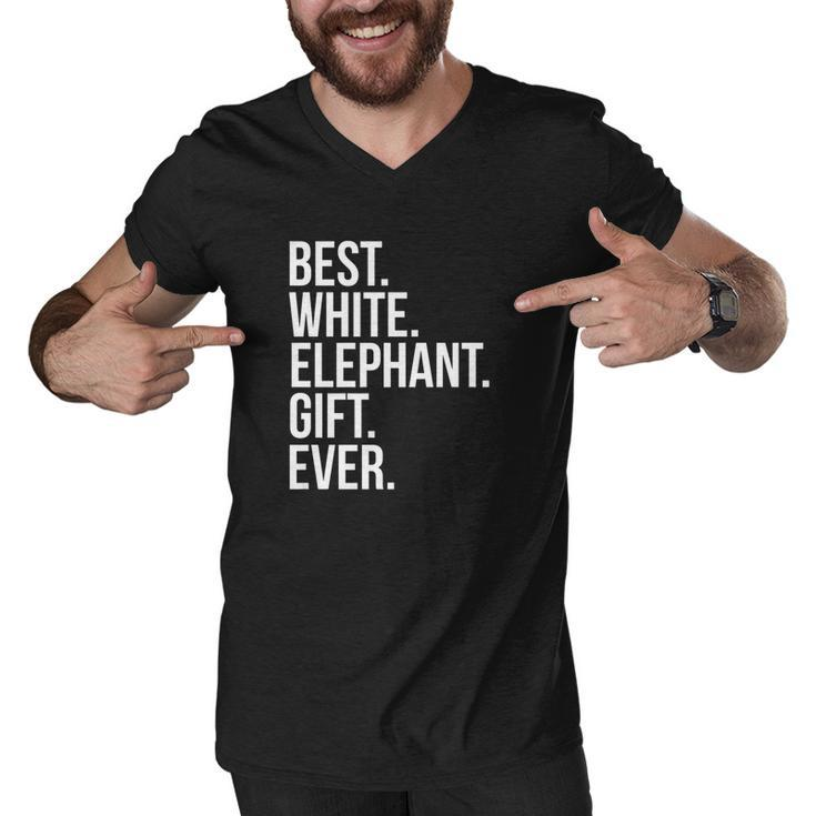 Best White Elephant Gift Ever Funny Christmas Men V-Neck Tshirt