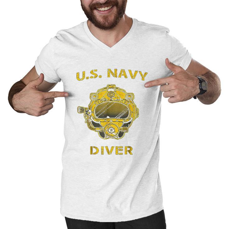 Us Navy Diver Men V-Neck Tshirt