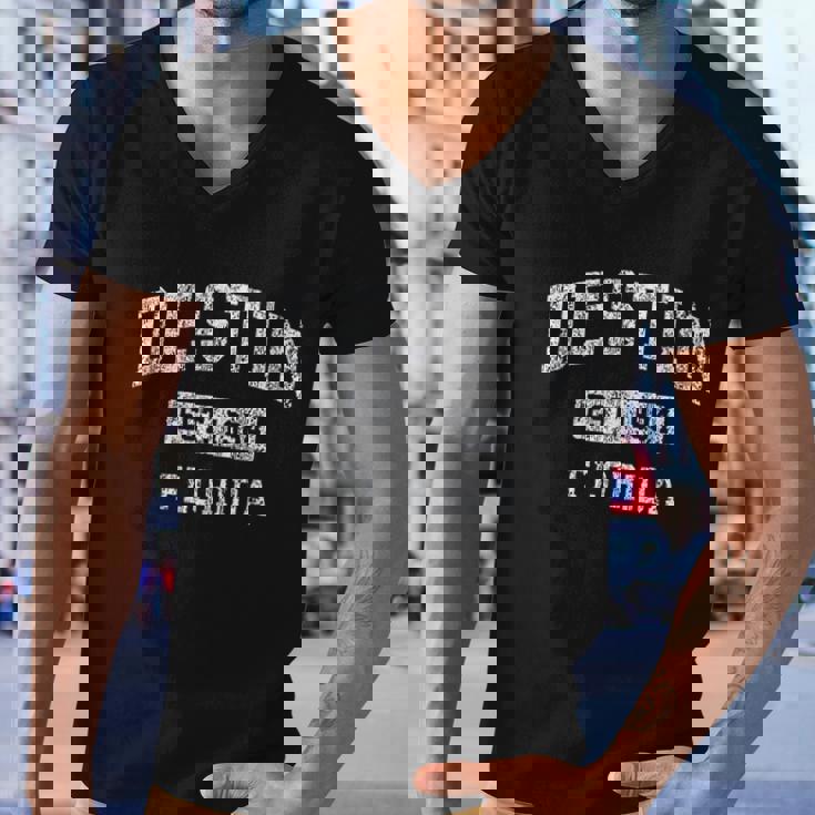 Destin Florida Fl Vintage Established Sports Design Men V-Neck Tshirt
