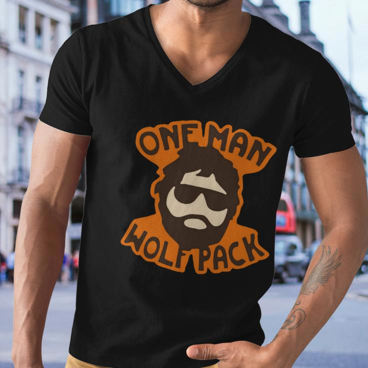 One Man Wolf Pack The Hangover Men V-Neck Tshirt