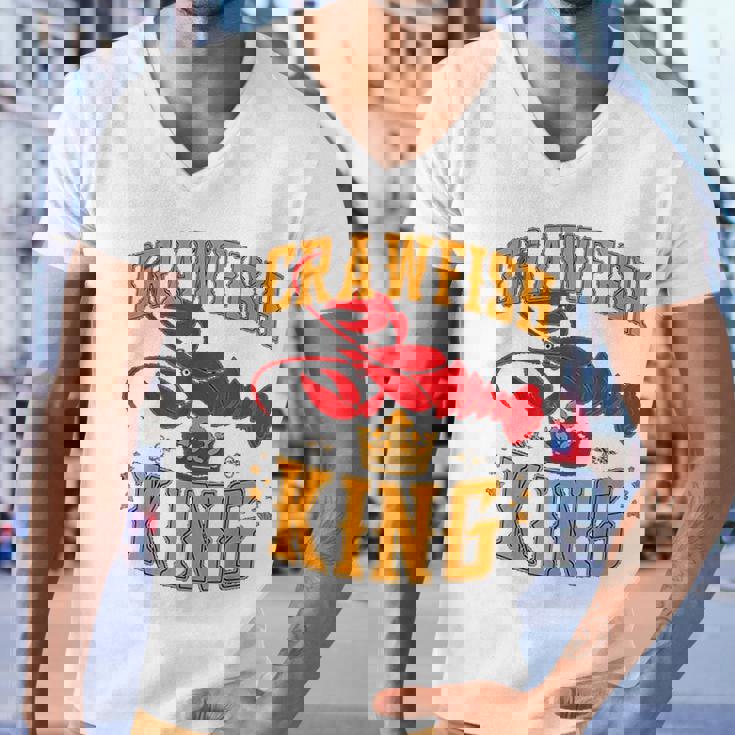 Crawfish King Crawfish Boil Party Festival Men V-Neck Tshirt