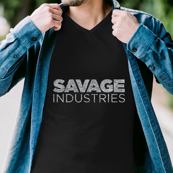 Savage Industries Men V-Neck Tshirt