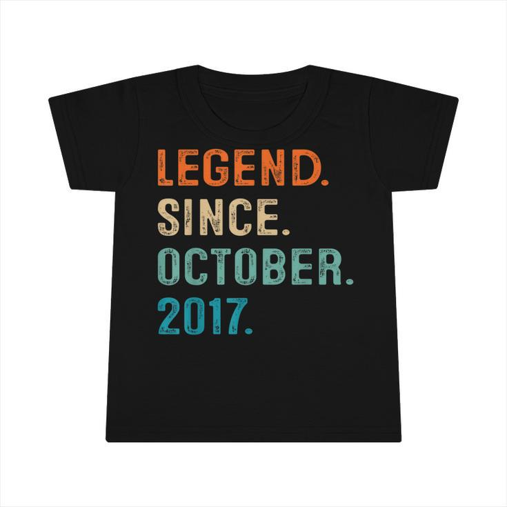 5 Years Old Gifts 5Th Birthday Boy Legend Since October 2017  V2 Infant Tshirt
