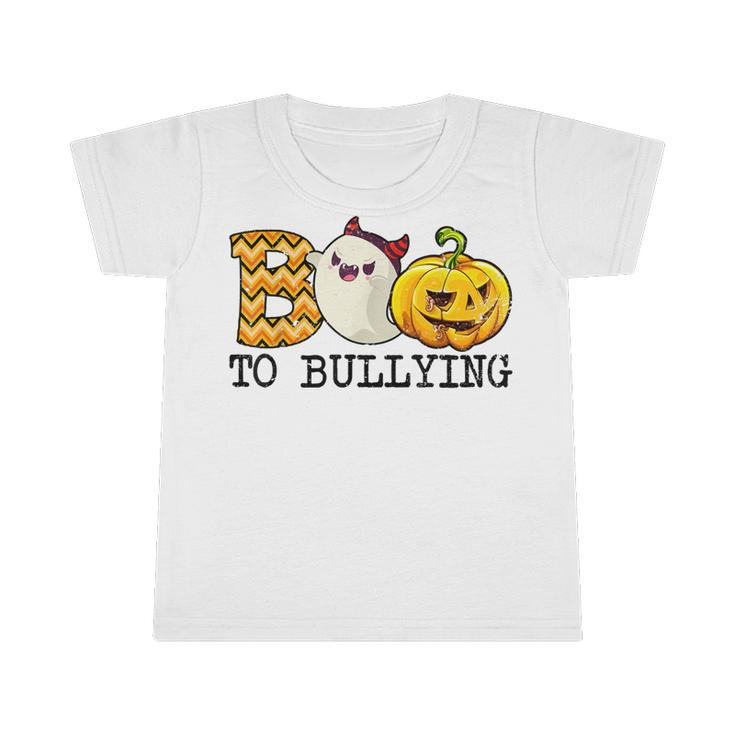 Boo Anti Bullying Funny Halloween Orange Unity Day Boy Girls  Infant Tshirt