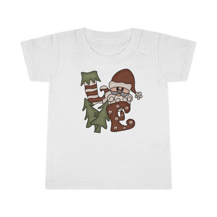 Cute Christmas Santa Love Infant Tshirt