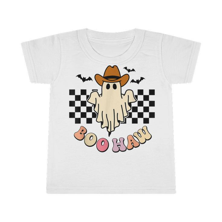 Halloween Boo Haw Ghost Western Cowboy Cowgirl Funny Spooky  V4 Infant Tshirt