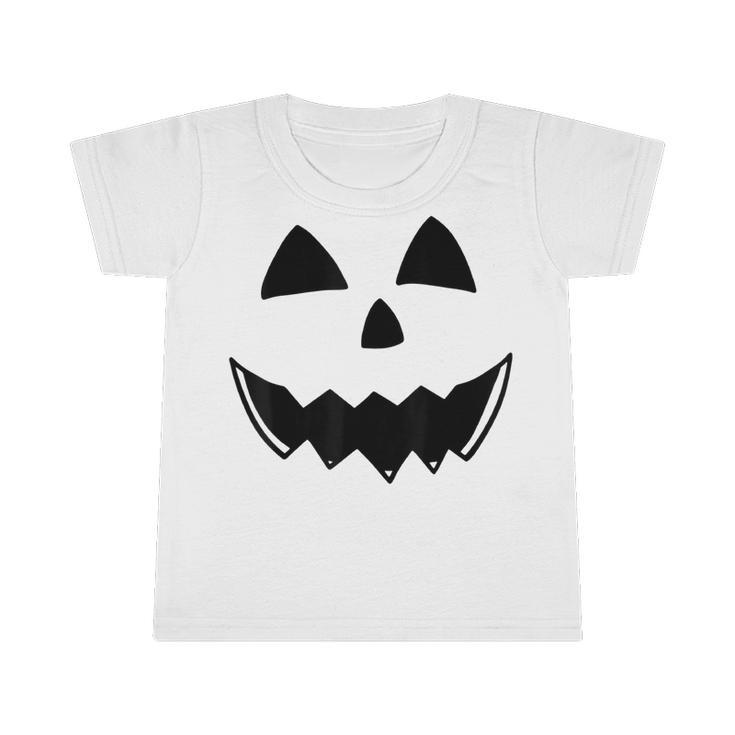 Jack-O-Lantern Halloween Pumpkin Face For Men Women Kids  Infant Tshirt