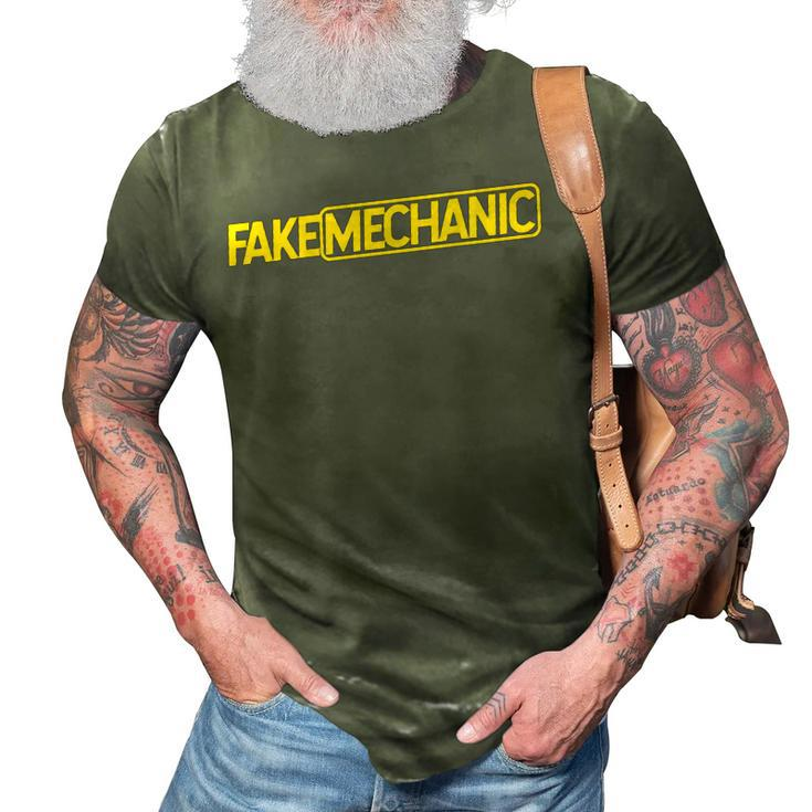 Fake Mechanic 3D Print Casual Tshirt