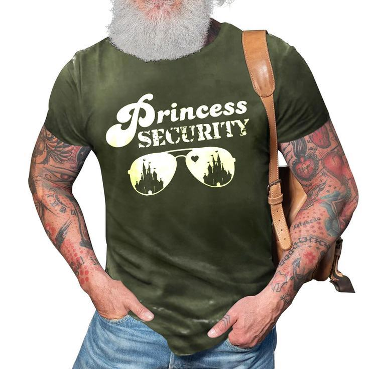 Princess Security Perfect Gifts For Dad Or Boyfriend 3D Print Casual Tshirt