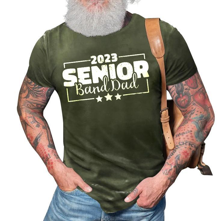 2023 Senior Band Dad Marching Band Senior Drumline 3D Print Casual Tshirt