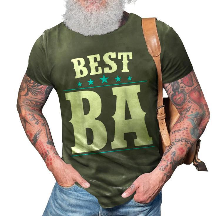 Best Ba  For Worlds Greatest Grandpa Gift For Mens 3D Print Casual Tshirt