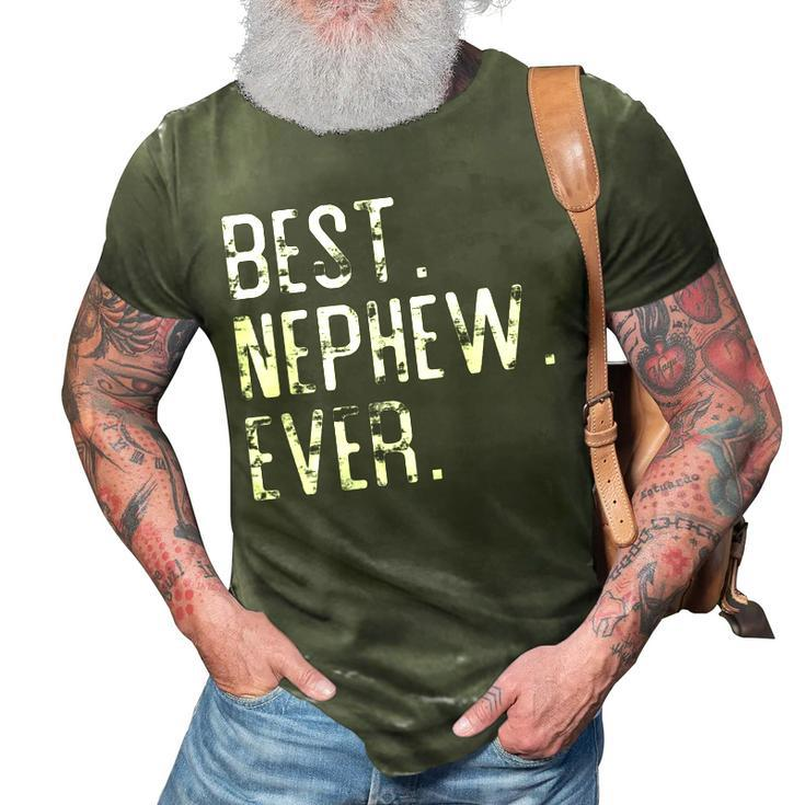 Best Nephew Ever Father’S Day Gift For Nephew Uncle Auntie 3D Print Casual Tshirt
