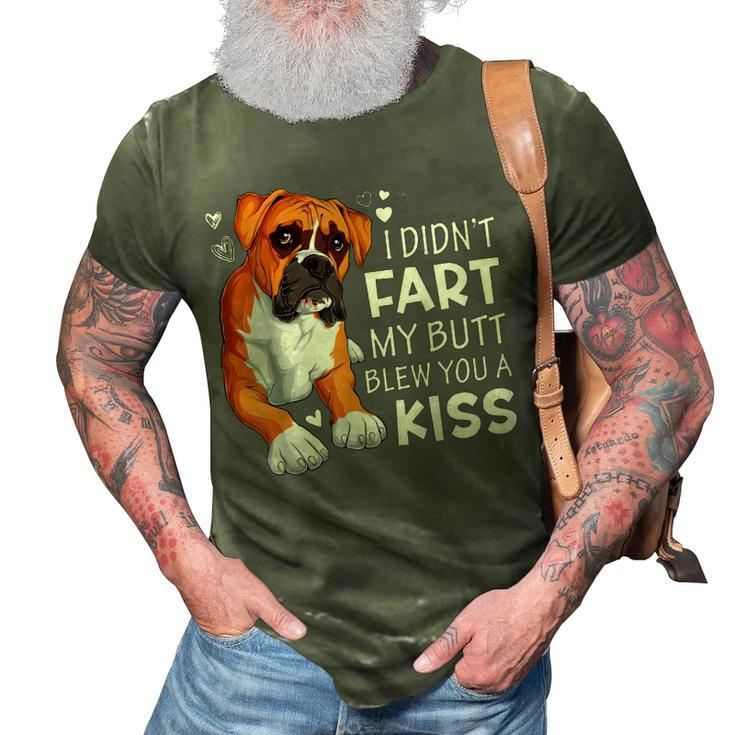 Boxer Dog Mom Dog Dad Funny Dog Lover Mothers Day Women Men 3D Print Casual Tshirt
