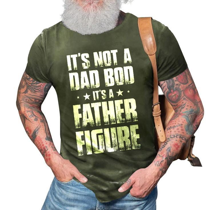 Dad Bod Figure Father Papa Daddy Poppa Stepdad Father´S Day Gift For Mens 3D Print Casual Tshirt
