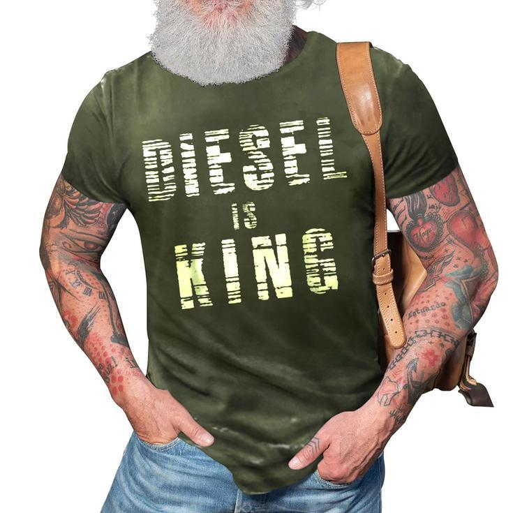 Diesel Is King  | Mechanic  | Dhx 3D Print Casual Tshirt