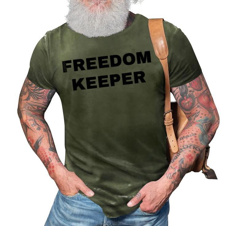 Freedom Keeper Usa Military 3D Print Casual Tshirt