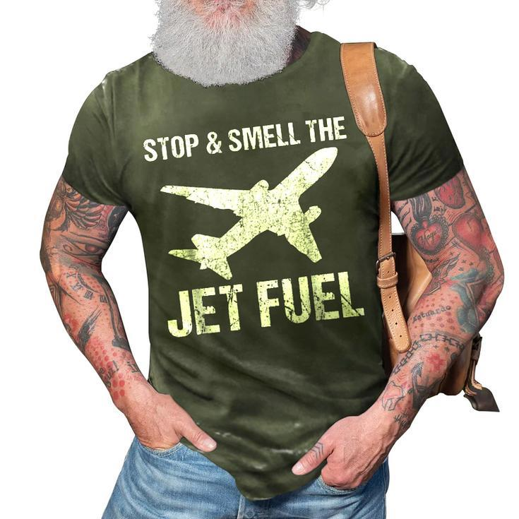 Funny Pilot  Airline Mechanic Jet Engineer Gift 3D Print Casual Tshirt
