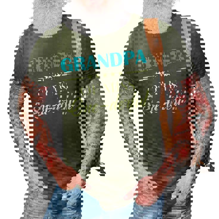 Grandpa Of Miss Onederful 1St Birthday First Onederful Gift For Mens 3D Print Casual Tshirt