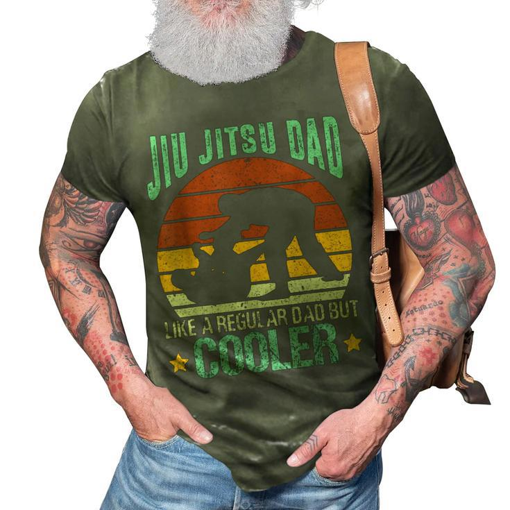 Jiu Jitsu Dad Funny Brazilian Jiu Jitsu Training Father Gift For Mens 3D Print Casual Tshirt