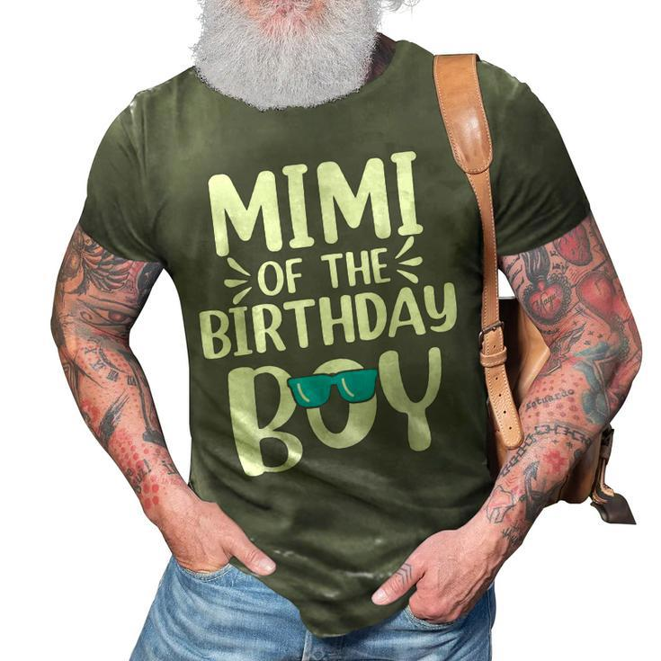 Mimi Of The Birthday Boy Mom Dad Kids Family Matching 3D Print Casual Tshirt