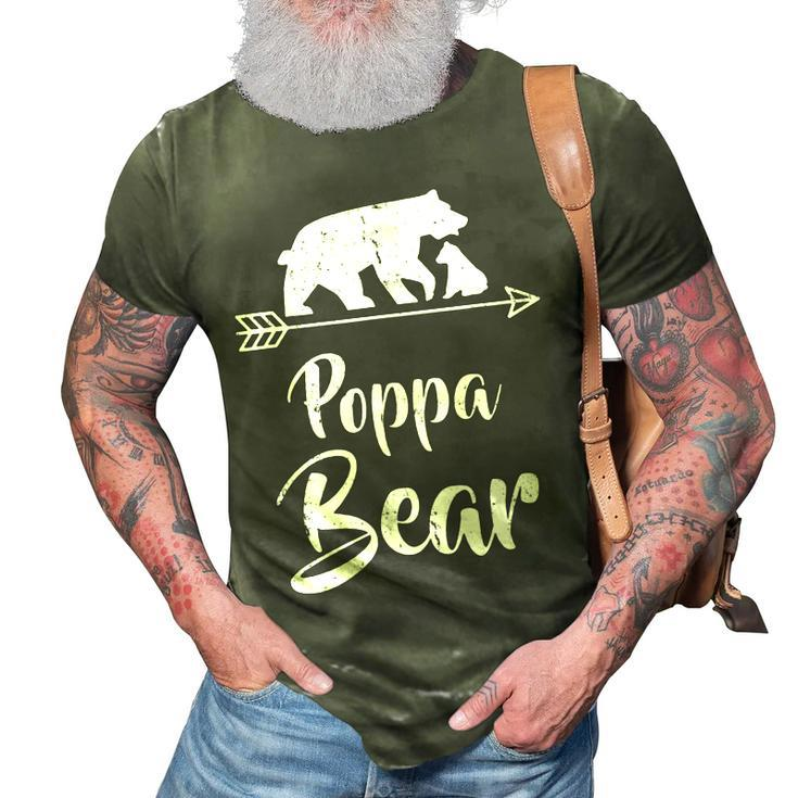 Poppa Bear Matching Family Christmas Costume 3D Print Casual Tshirt