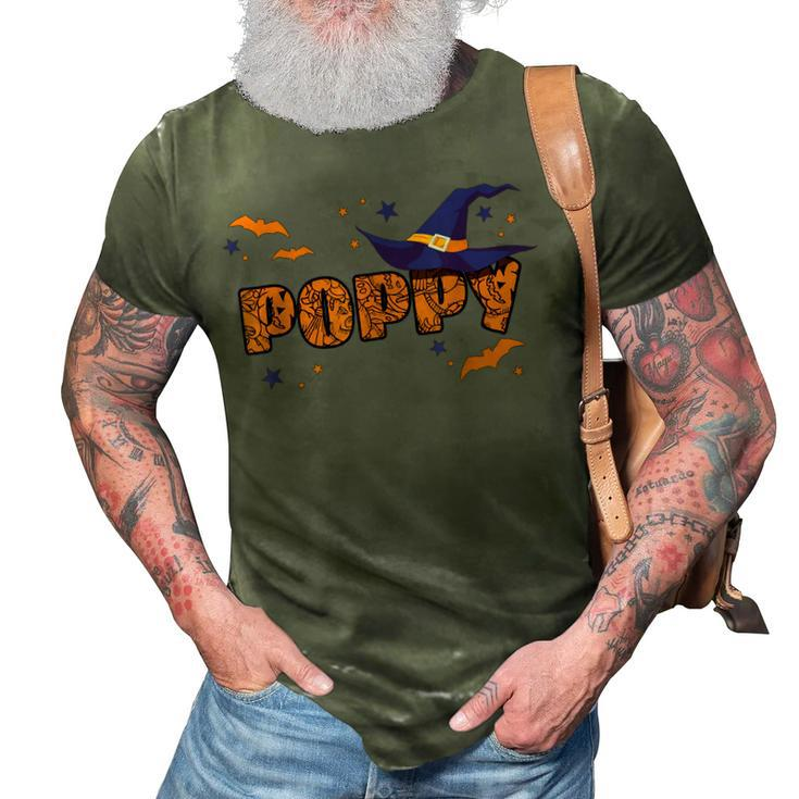 Poppy Witch Cute Grandpa Poppy Halloween Costume Funny Gift For Mens 3D Print Casual Tshirt