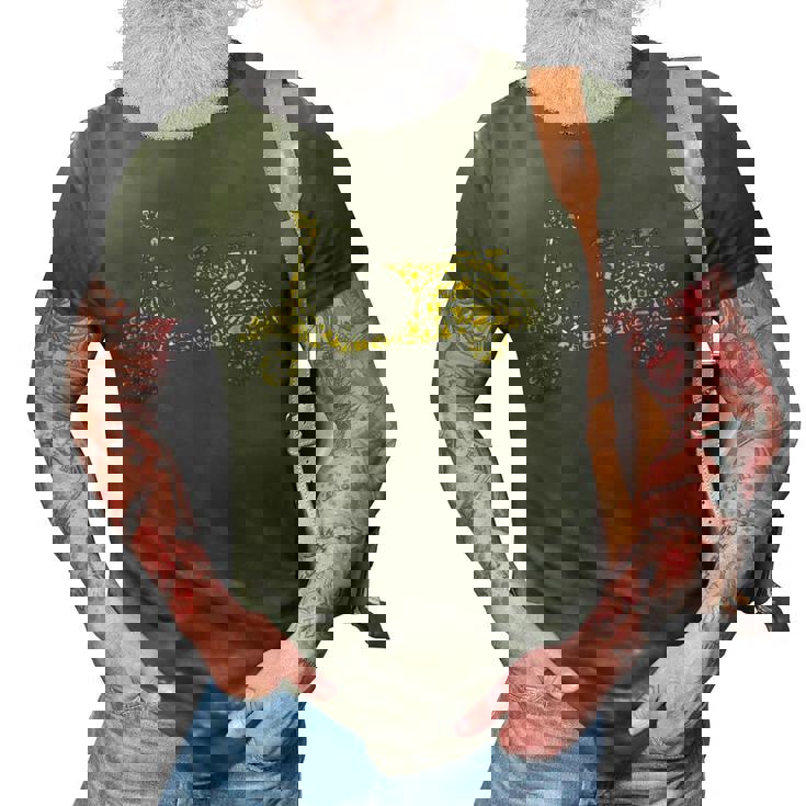 Scooter Retro Mechanic Shop Parts Fun City Life 3D Print Casual Tshirt