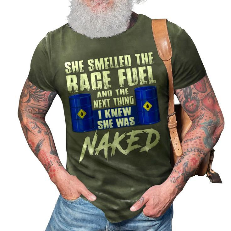 She Smelled The Race Fuel I Knew She Was Naked Mechanic 3D Print Casual Tshirt