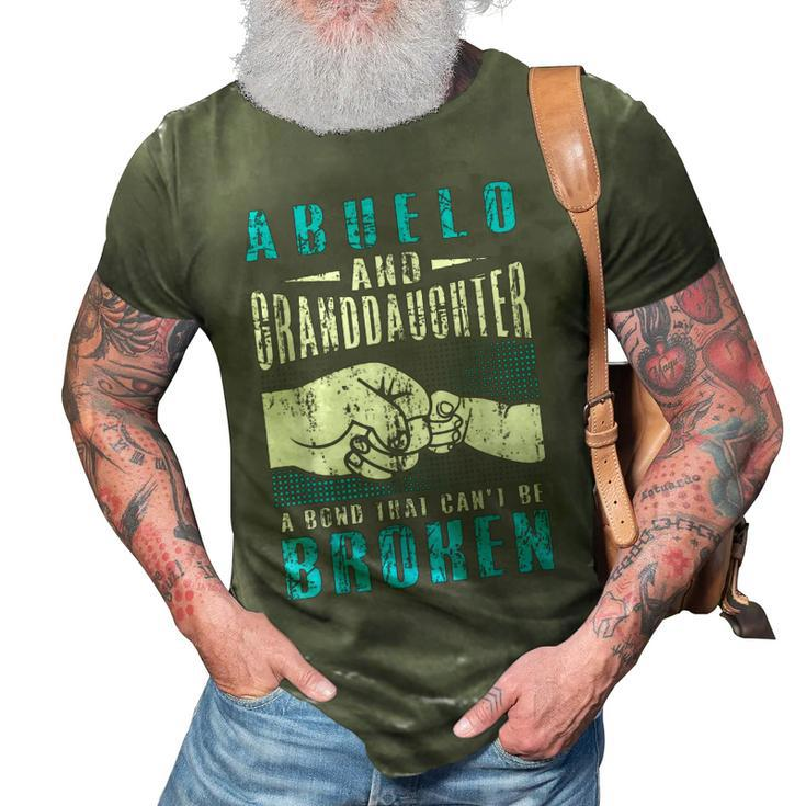 Spanish Grandpa Abuelo Granddaughter  Fathers Day 3D Print Casual Tshirt