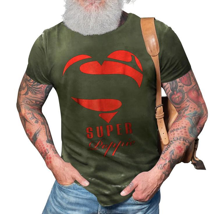 Super Poppie Superhero T  Gift Mother Father Day 3D Print Casual Tshirt