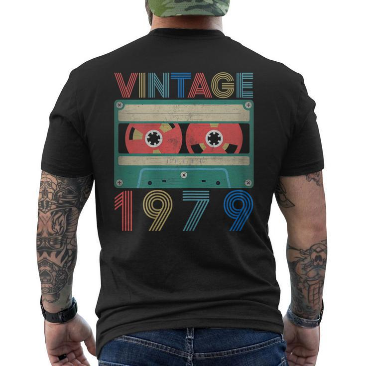 1979 Vintage 40Th Birthday Ideas Him Her Men's Back Print T-shirt