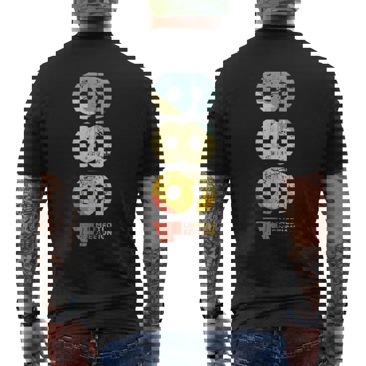 Since 1989 Year 1989 Birth Vintage Aesthetic 1989 Retro 1989 Men's Back Print T-shirt