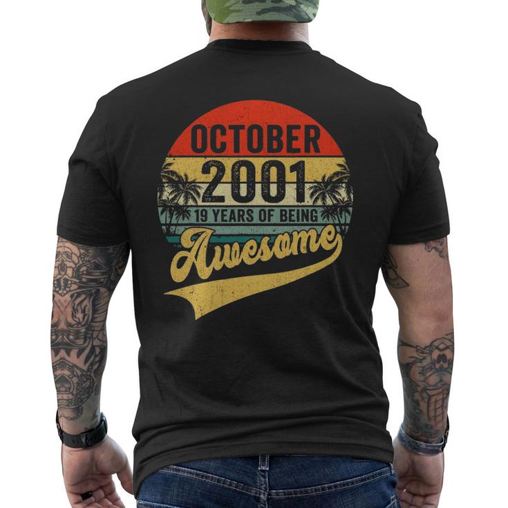 Men's Crewneck Short Sleeve Back Print T-shirt