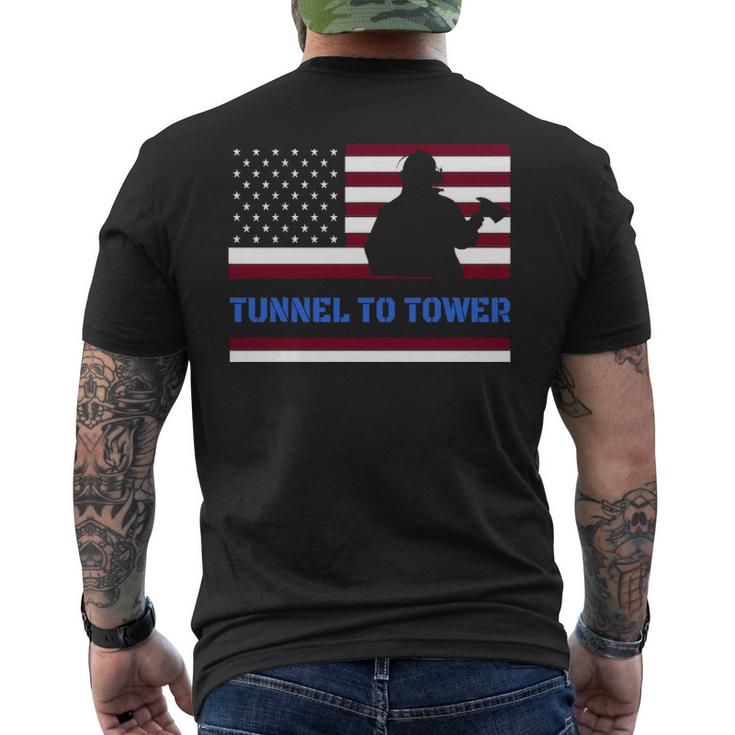 Men's Crewneck Short Sleeve Back Print T-shirt