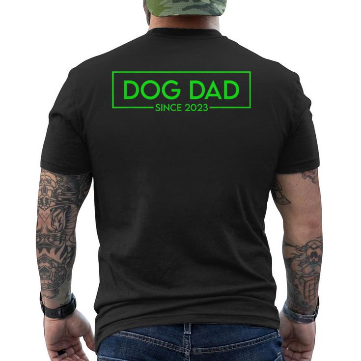 Cat Dad Since 2023 Promoted To Cat Dad V2 Men's Back Print T-shirt