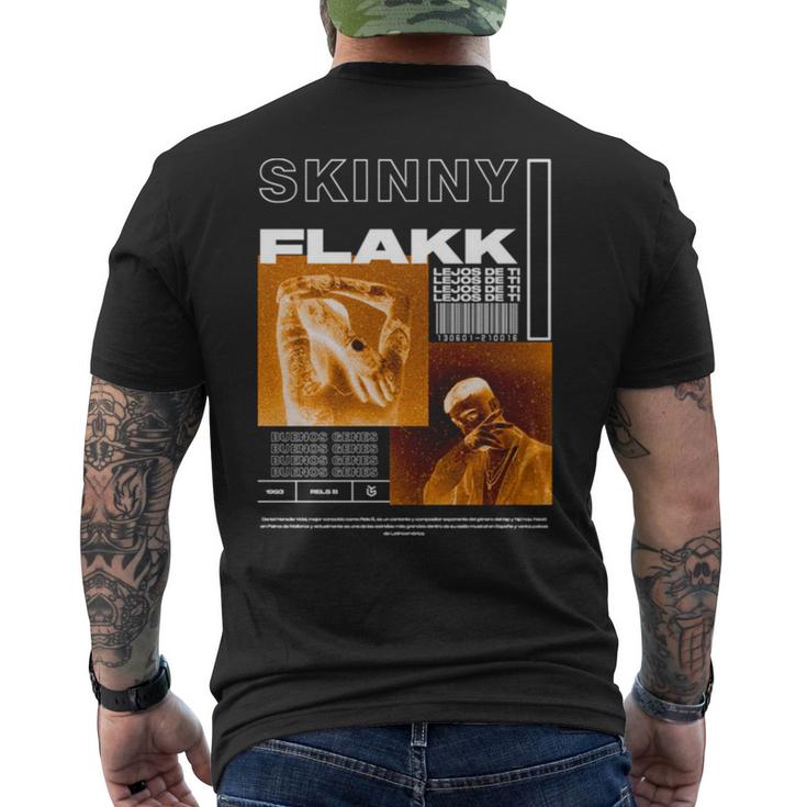 Flakk Rels B Baila Más Men's Back Print T-shirt