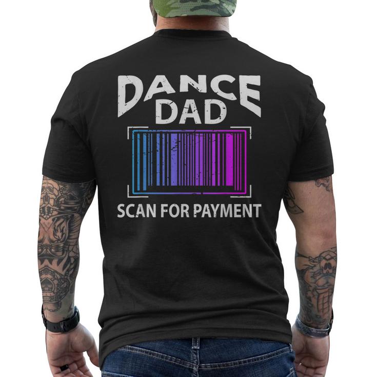 Dance Dad Scan For Payment Men's Back Print T-shirt