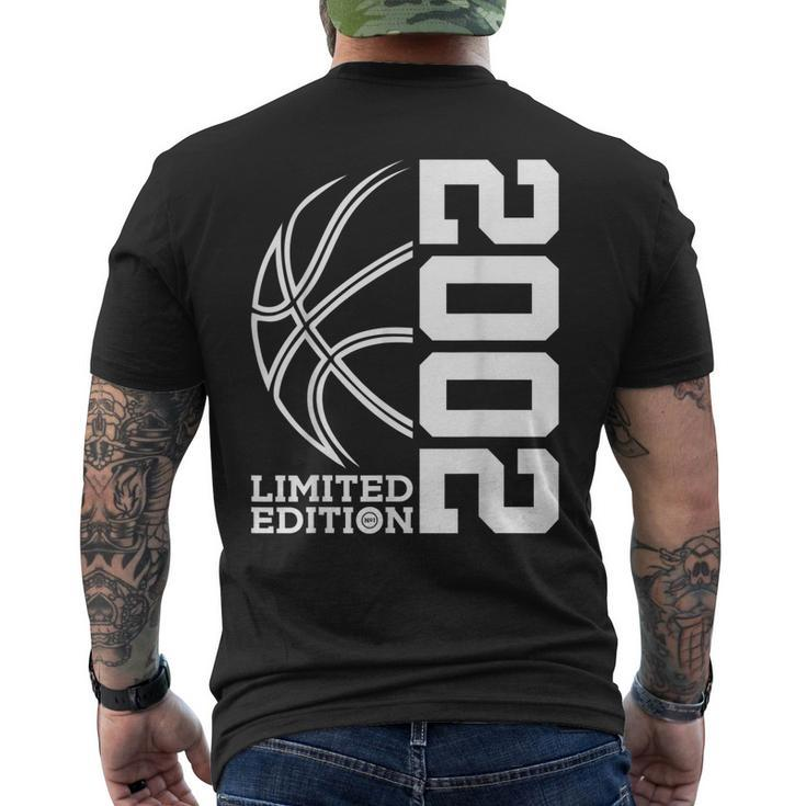 21St Birthday Basketball Limited Edition 2002 Men's Back Print T-shirt