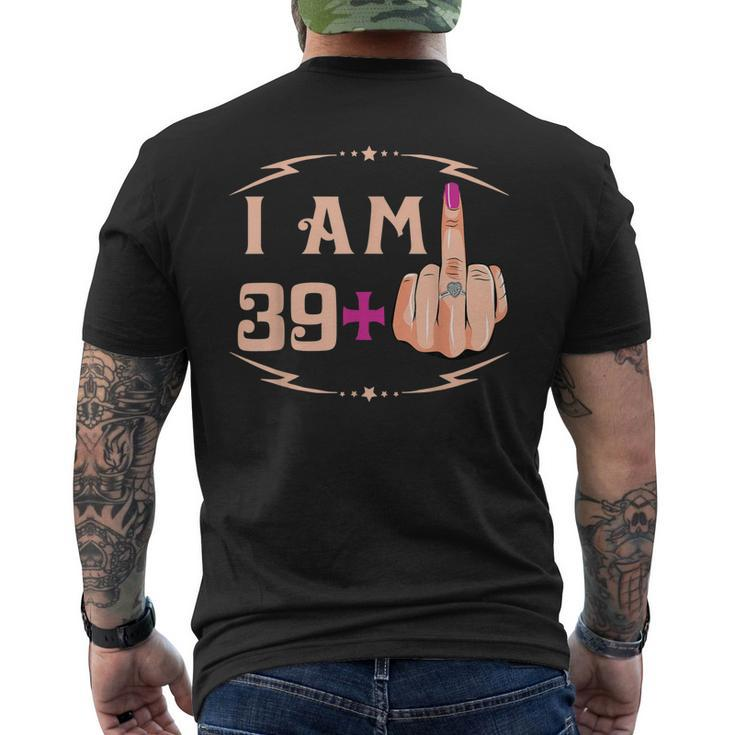 Im 39 Plus 1 40Th Birthday Men's Back Print T-shirt
