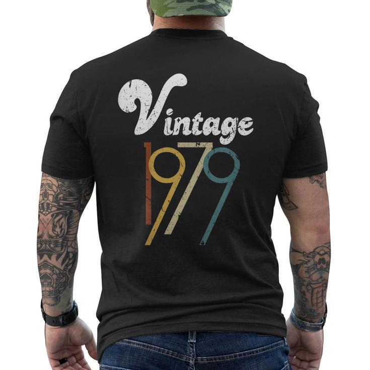 40Th Birthday Vintage 1979 V2 Men's Back Print T-shirt